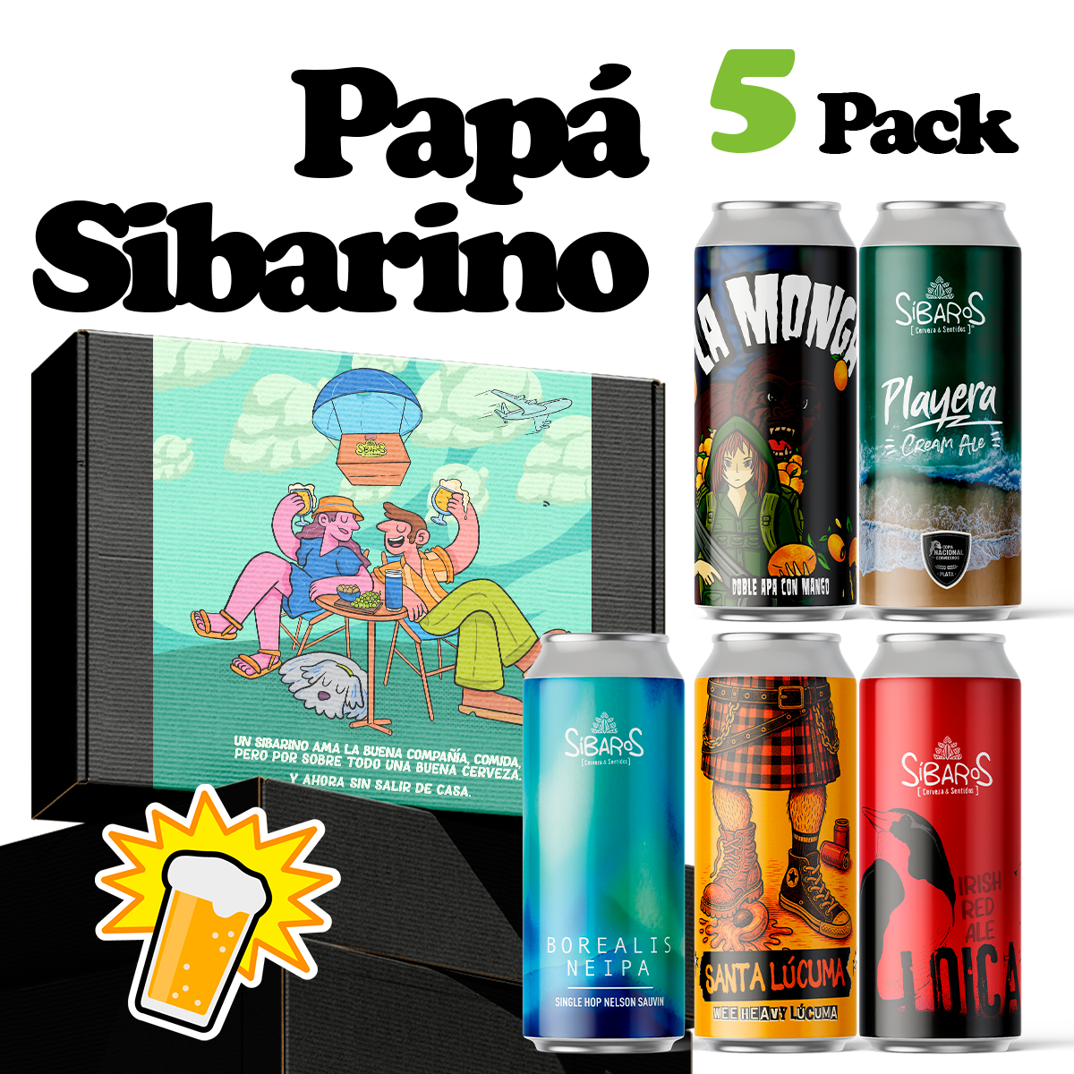 Papá Sibarino 5 Pack