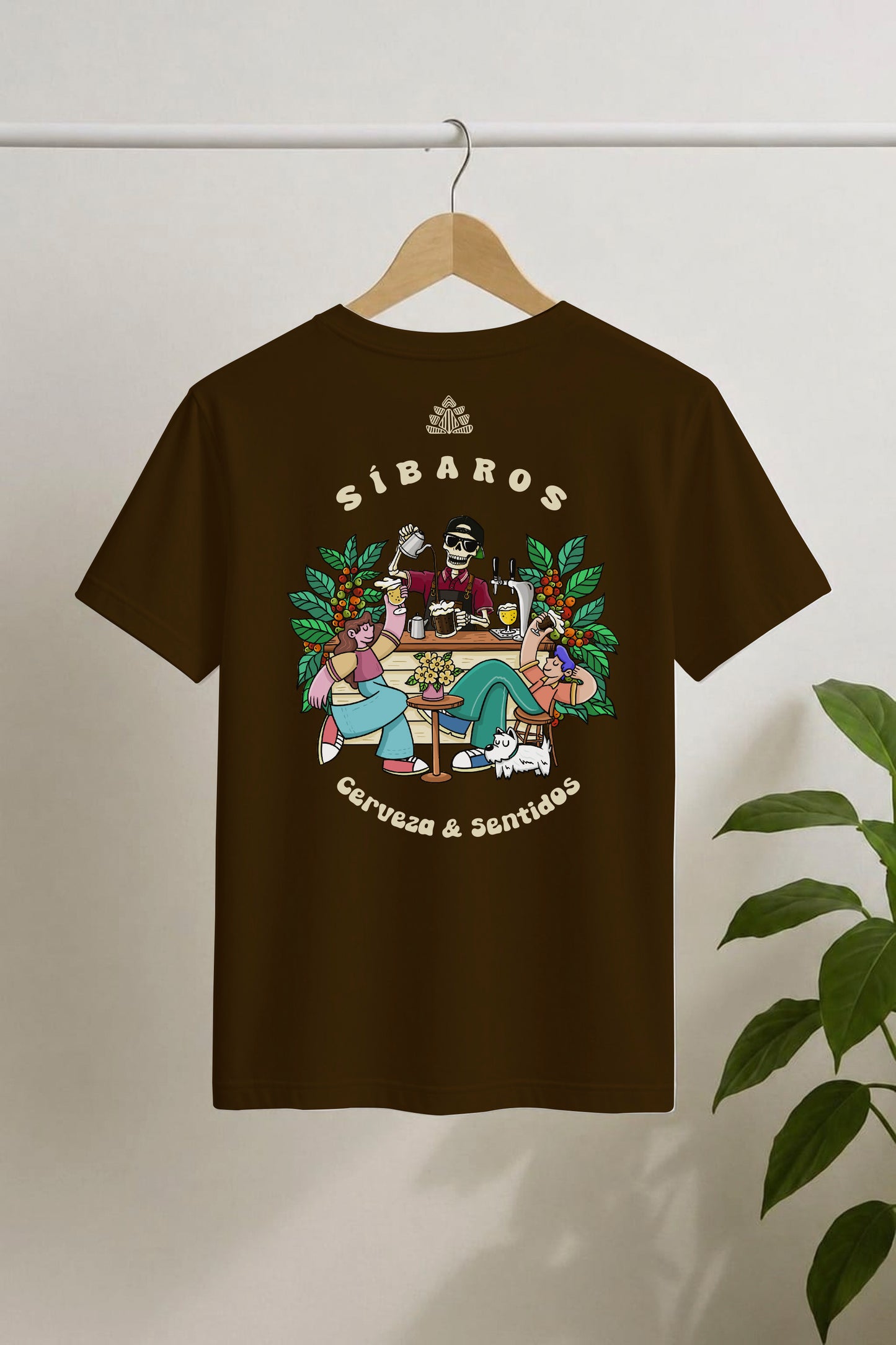 Polera Rush Café oscuro